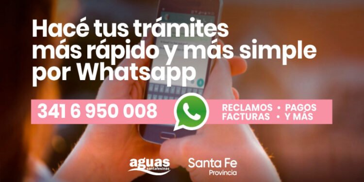 Aguas Santafesinas suspende la atención presencial a usuarios en toda su área de servicios