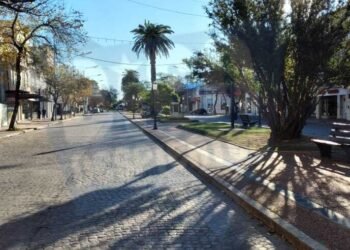 El centro rafaelino en tiempos de confinamiento.