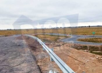 Terminan el primer puente intercambiador en la nueva autopista RN 34