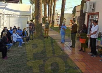 En el Día del Vacunador, rindieron homenaje a los rafaelinos que dan batalla al COVID