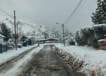 Intensa nevada en Bariloche, en el cierre de la temporada invernal
