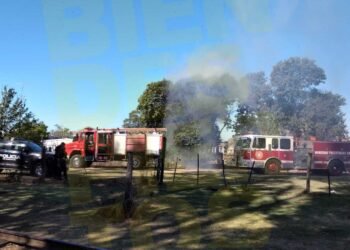 Bomberos se movilizaron hasta la estación del NCA