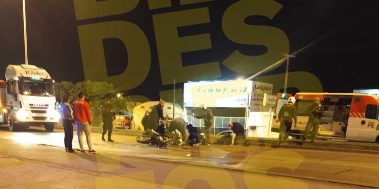 Falleció el motociclista accidentado anoche en la travesía urbana de la 34