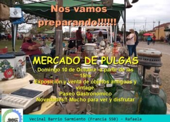 Este domingo, nueva edición del Mercado de Pulgas en la Estación Belgrano