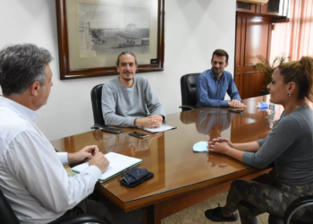 Racca, Soltermam y Aimar presentaron oficialmente el programa que vincula el secundario con el trabajo