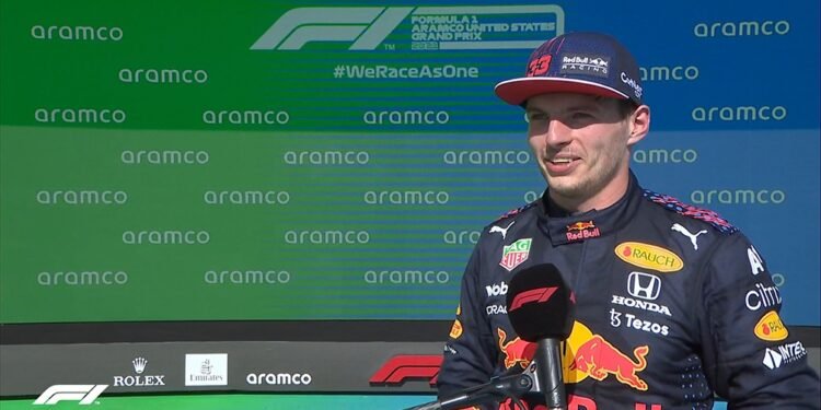 Verstappen tomó distancia en el certamen con una victoria en los Estados Unidos