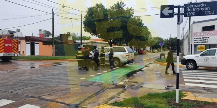 Motociclista herido tras un accidente en el barrio 9 de Julio