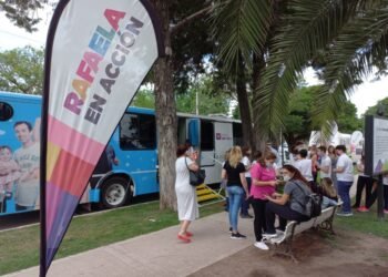 Un centenar de niños se hisoparon en el Ómnibus Sanitario