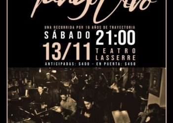 La Orquesta Típica El Arrastre se presentará en el Lasserre