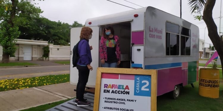 El dispositivo Rafaela en Acción reanuda su atención en barrio Jardín