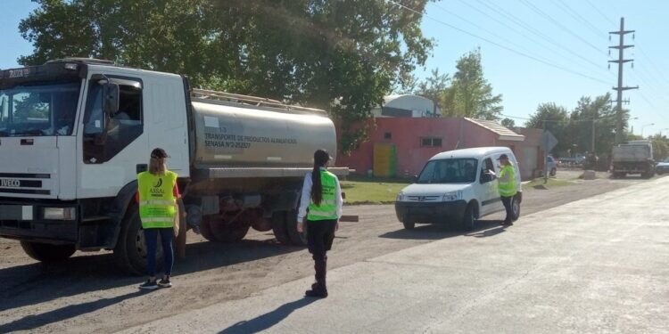 Realizaron controles en transportes de sustancias alimenticias