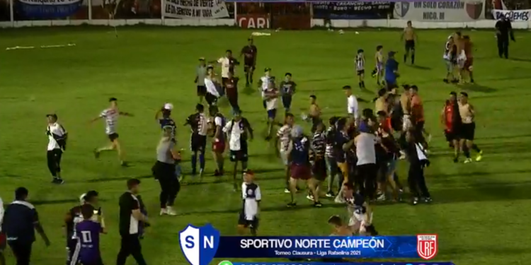 Barranquitas de fiesta, tras el campeonato logrado por Sportivo Norte