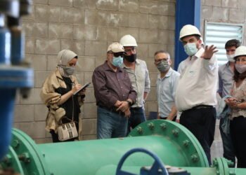 Realizan trabajos en la planta potabilizadora del nuevo acueducto Desvío Arijón-Rafaela