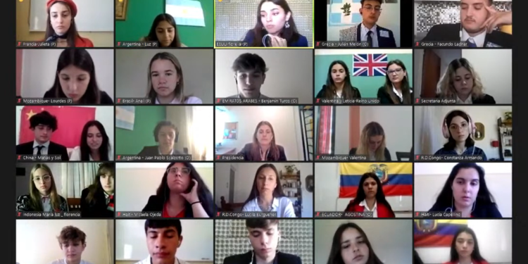 Jóvenes del departamento Castellanos participaron de la 3° Jornada del Modelo Naciones Unidas