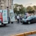 Atropellaron a una mujer frente a la Catedral