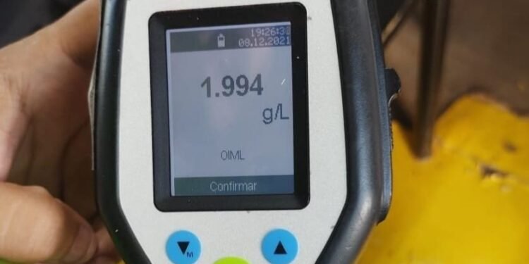 Camionero con alcoholemia positiva realizaba maniobras peligrosas en la 34