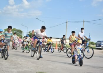 Se realizó la última edición del año de «Ciclismo en los Barrios»