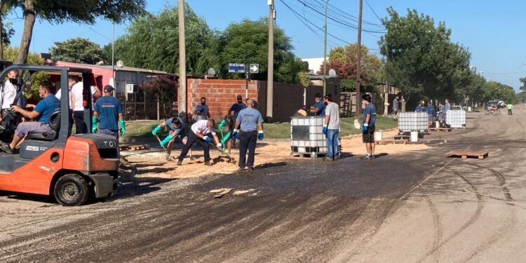 Hubo un derrame de productos químicos en Limansky: fue controlado