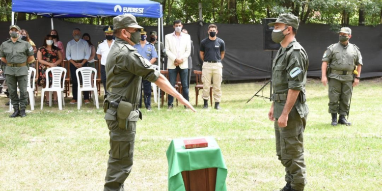 El comandante Dante Romero asumió como nuevo jefe del Escuadrón Vial Rafaela de Gendarmería