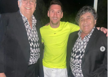 Messi organizó una fiesta con Los Palmeras