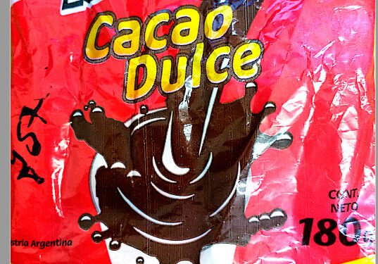 La Assal prohibió la comercialización del cacao dulce marca “El Negrito”