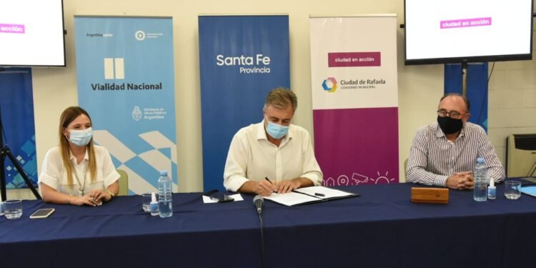 Firmaron convenio con Vialidad Nacional para pavimentar el camino a San Expedito