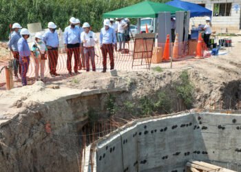 Perotti y Katopodis recorrieron obras que ejecuta la Nación