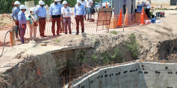 Perotti y Katopodis recorrieron obras que ejecuta la Nación