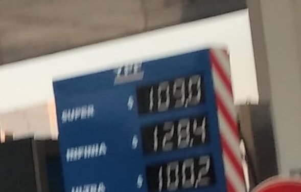 Aumentó la nafta y en Rafaela la Súper de YPF roza los 110 pesos