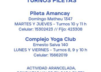 En marzo volverá el programa de natación para adultos mayores