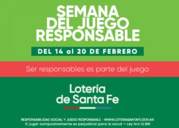 Lotería de Santa Fe lleva adelante una campaña por el juego responsable