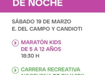 Rafaela Corre de Noche y Maratón Kids, en el cierre del programa “Verano Acá”