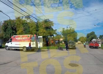 Un accidente generó preocupación en barrio Italia