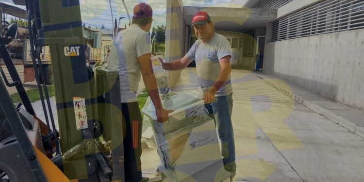 Comenzaron a trasladar el equipamiento adquirido al nuevo Hospital de Rafaela