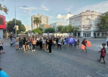 Las mujeres rafaelinas coparon el centro en una jornada militante
