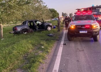 La RN 34 fue escenario de un accidente en Monigotes