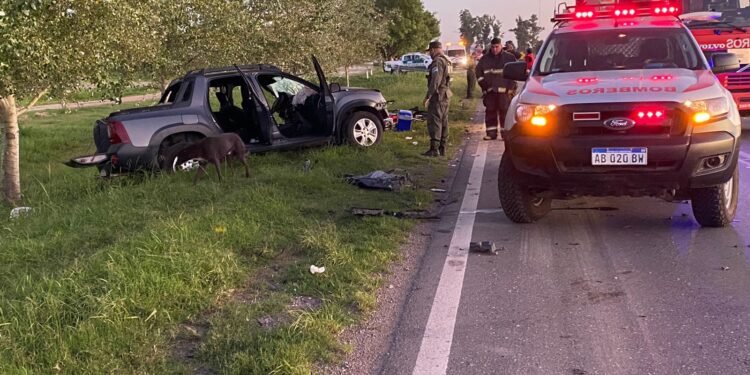La RN 34 fue escenario de un accidente en Monigotes