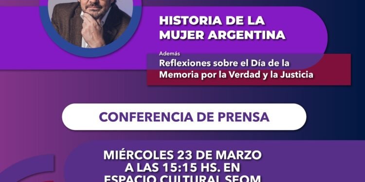El historiador Felipe Pigna disertará en el SEOM