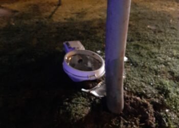 Conducía alcoholizado y se chocó una columna y un árbol