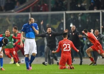 Macedonia del Norte dio el golpe y dejó a Italia sin Mundial de Qatar 2022