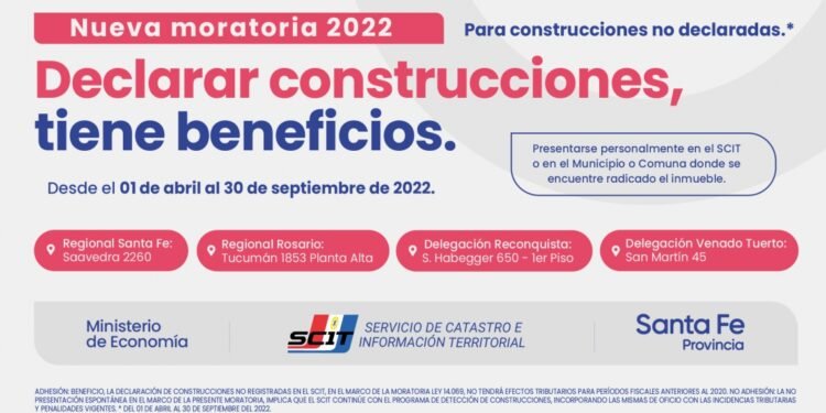 Provincia anunció una moratoria para construcciones no declaradas
