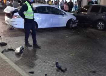 Otro accidente múltiple en pleno centro de la ciudad