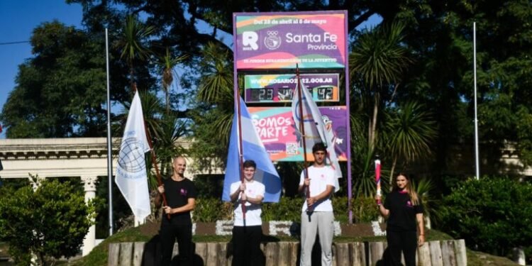 La Antorcha de los Juegos Suramericanos de la Juventud llega a Atlético