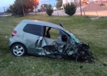 Fuerte accidente en el acceso al tránsito pesado desde la RN 34