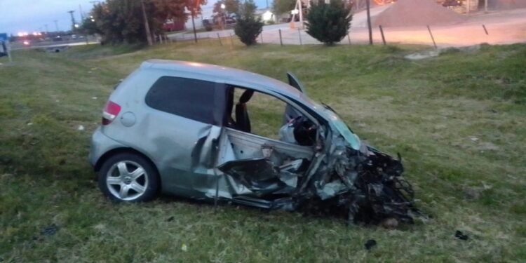 Fuerte accidente en el acceso al tránsito pesado desde la RN 34