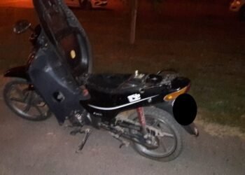 Recuperaron moto robada desde un domicilio