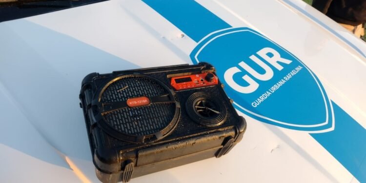 La GUR recuperó un equipo de música