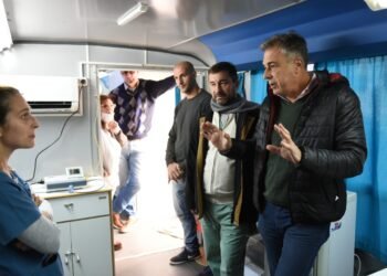 El Ómnibus Sanitario incorporó un nuevo equipo para realizar electrocardiogramas