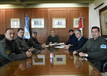 Castellano recibió al jefe regional de Gendarmería Nacional