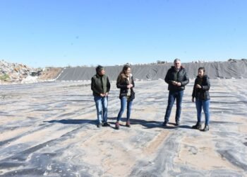 Última etapa de la obra de la nueva celda del Relleno Sanitario